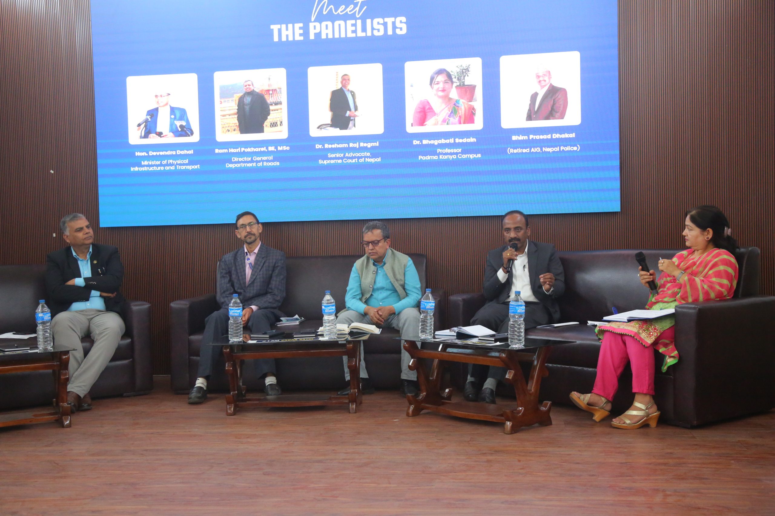 Panelists Discussing Road Safety